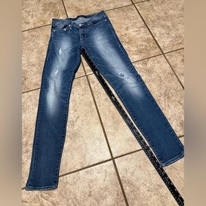 Rock & Republic Classic Blue Distressed Women Jeans